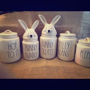 Rae Dunn Large Jelly Beans Canister